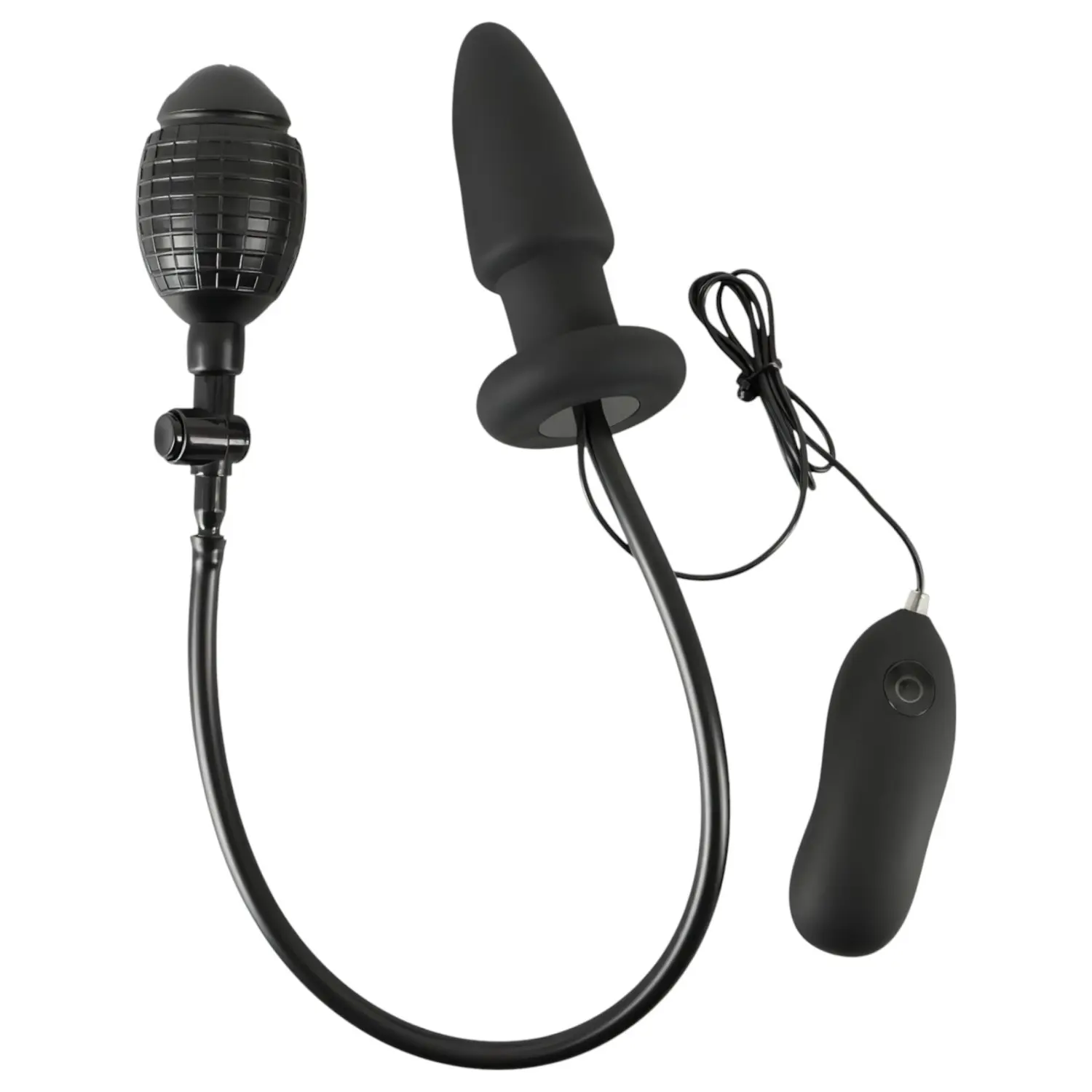 You2Toys - nafukovací anální vibrátor s roztažením - černý