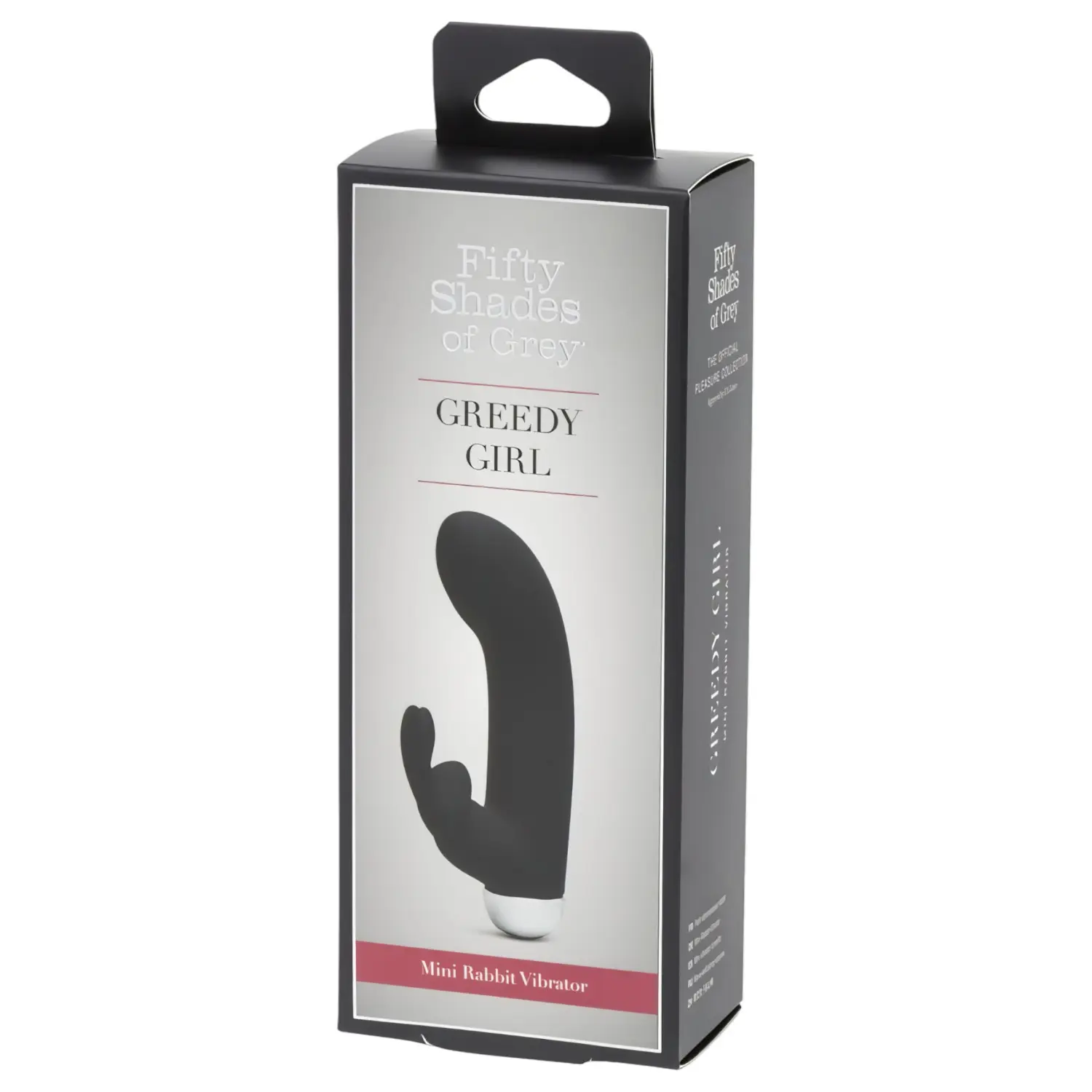 Padesát odstínů šedi Greedy Girl - králičí vibrátor na bod G (černý)