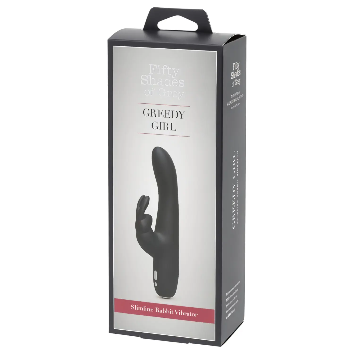 FSoG Greedy Girl Slim USB úzký silikonový vibrátor na klitoris a G-bod