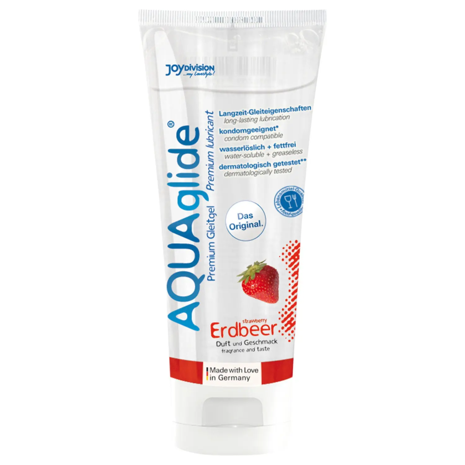 AQUAglide - lubrikant na vodní bázi - jahoda (100 ml)