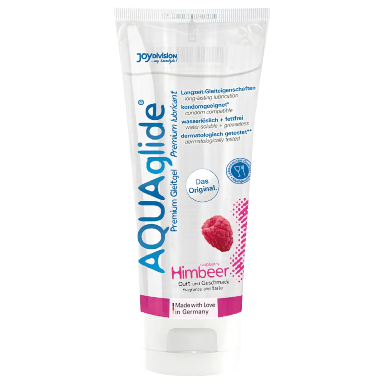 AQUAglide - lubrikant na vodní bázi - malina - 100 ml