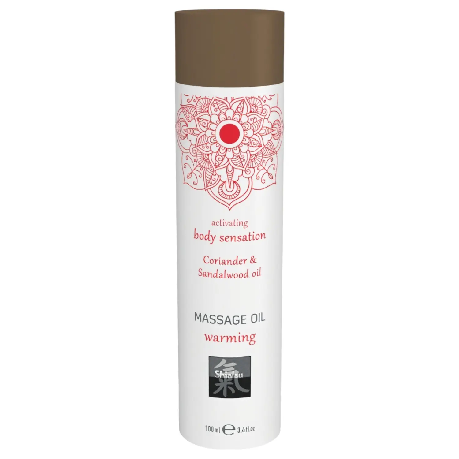 HOT - Shiatsu Warming - masážní olej - koriandr-santálové dřevo 100 ml