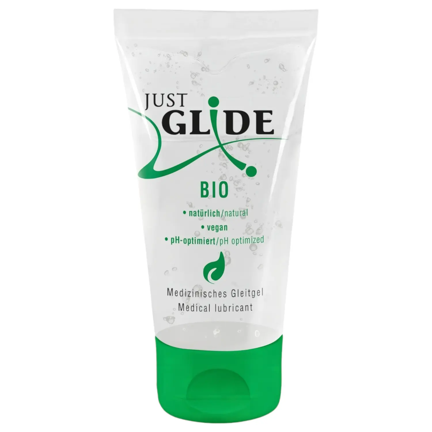 Just Glide Bio - veganský lubrikační gel na vodní bázi (50 ml)