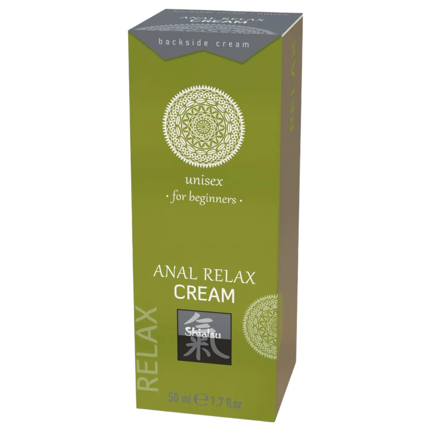 HOT Shiatsu - anální relaxační krém - lubrikační krém - 50 ml