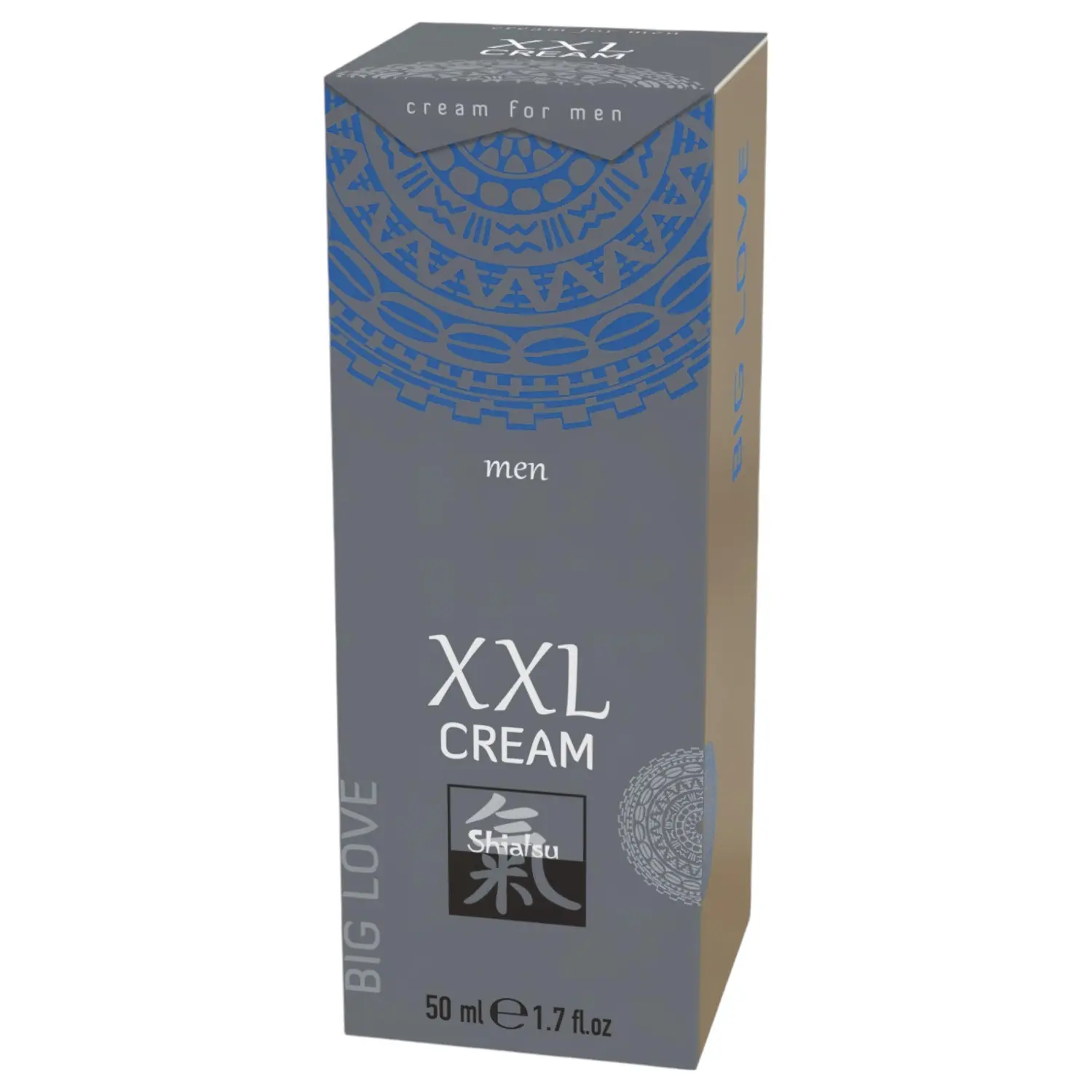 HOT Shiatsu XXL - stimulační hřejivý intimní krém pro muže - 50 ml