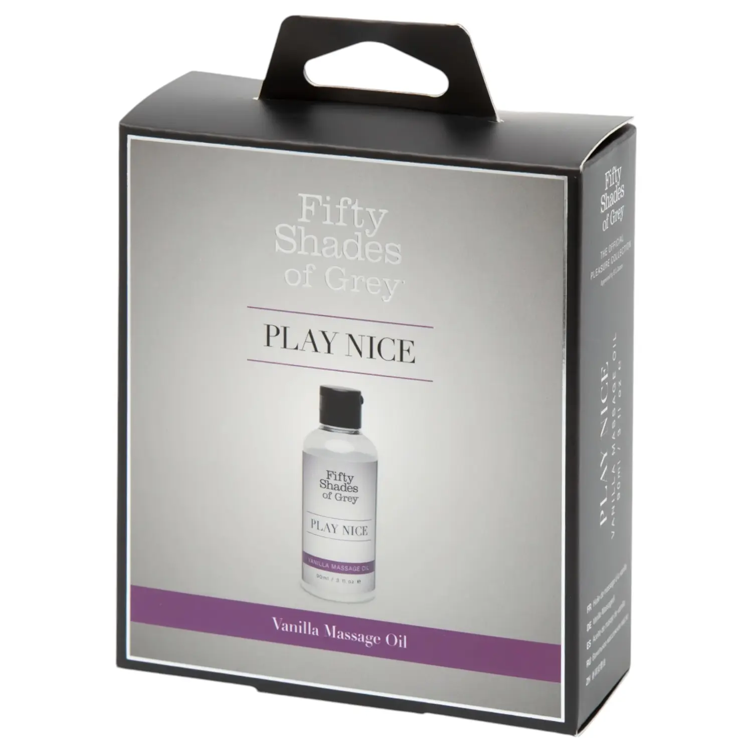 Padesát odstínů šedi Play Nice - smyslný masážní olej s vůní vanilky (90 ml)