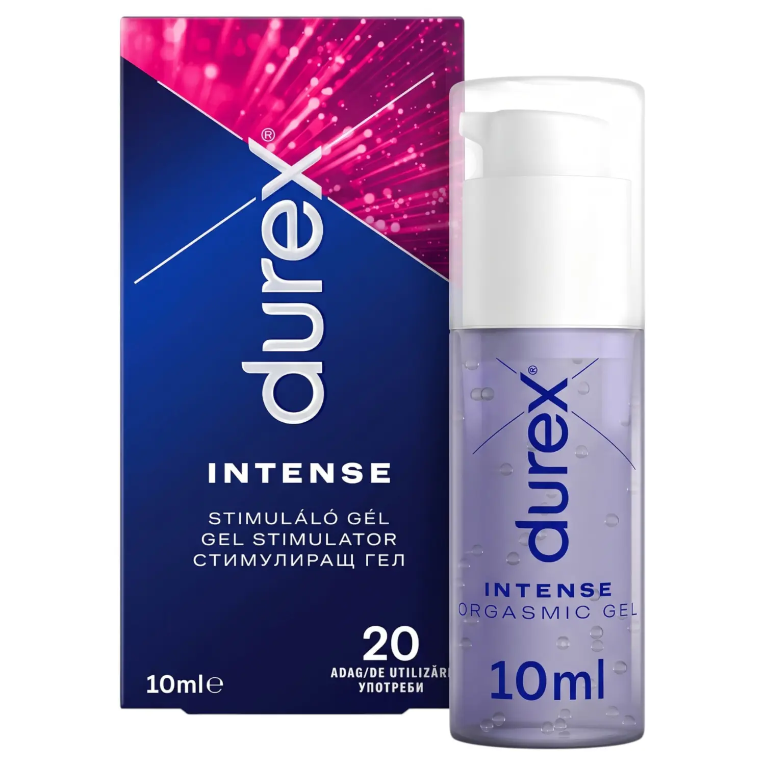 Durex Intense - stimulační intimní gel pro ženy - 10 ml