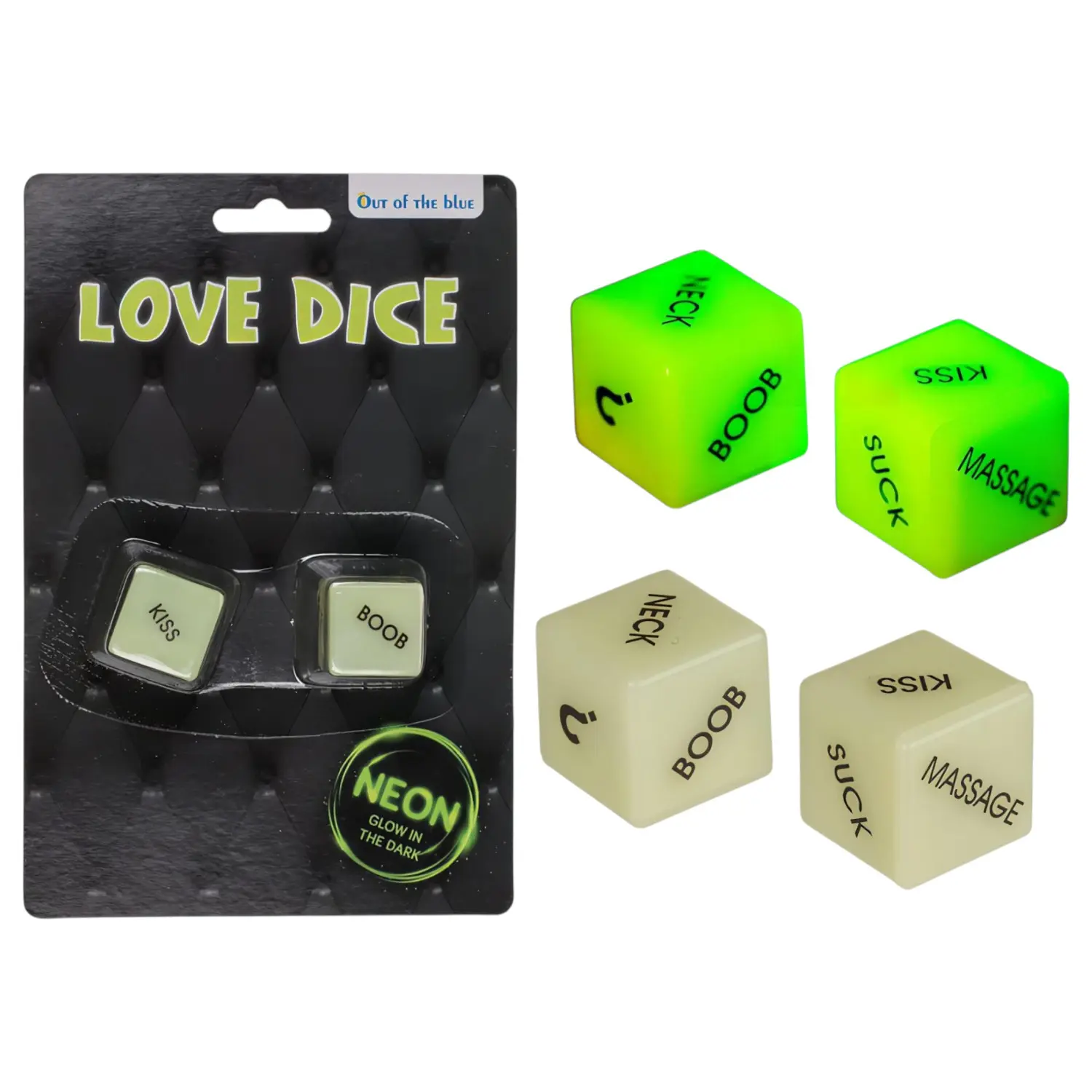 Svítící kostka - hračka - glow in the dark