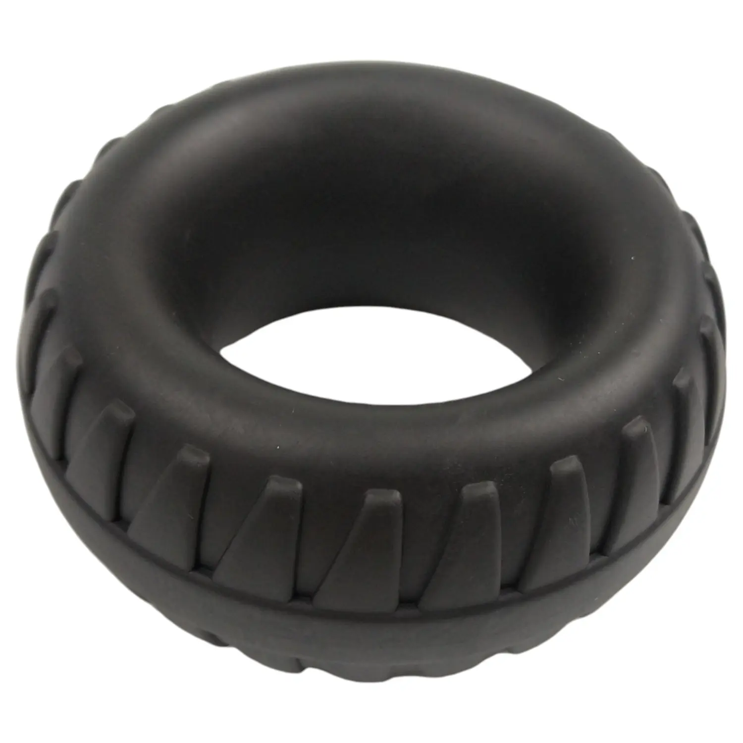 Pulselock Oak - extra silný silikonový kroužek na penis (černý) - 40 mm