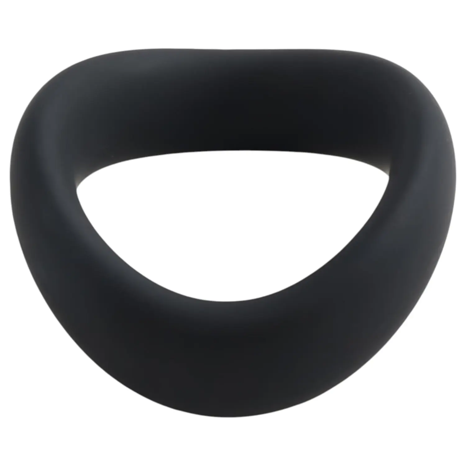 Pulselock Cocktura - kroucený silikonový kroužek na varlata (černý) - 45 mm