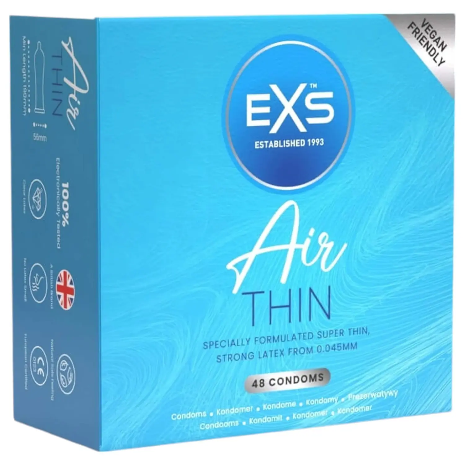 EXS - extra tenké latexové kondomy - balení 48 ks