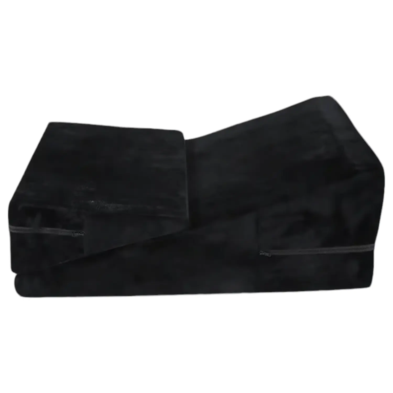 Desirel Magic Pillow klínový sex polštář sada - malý + velký (černý)