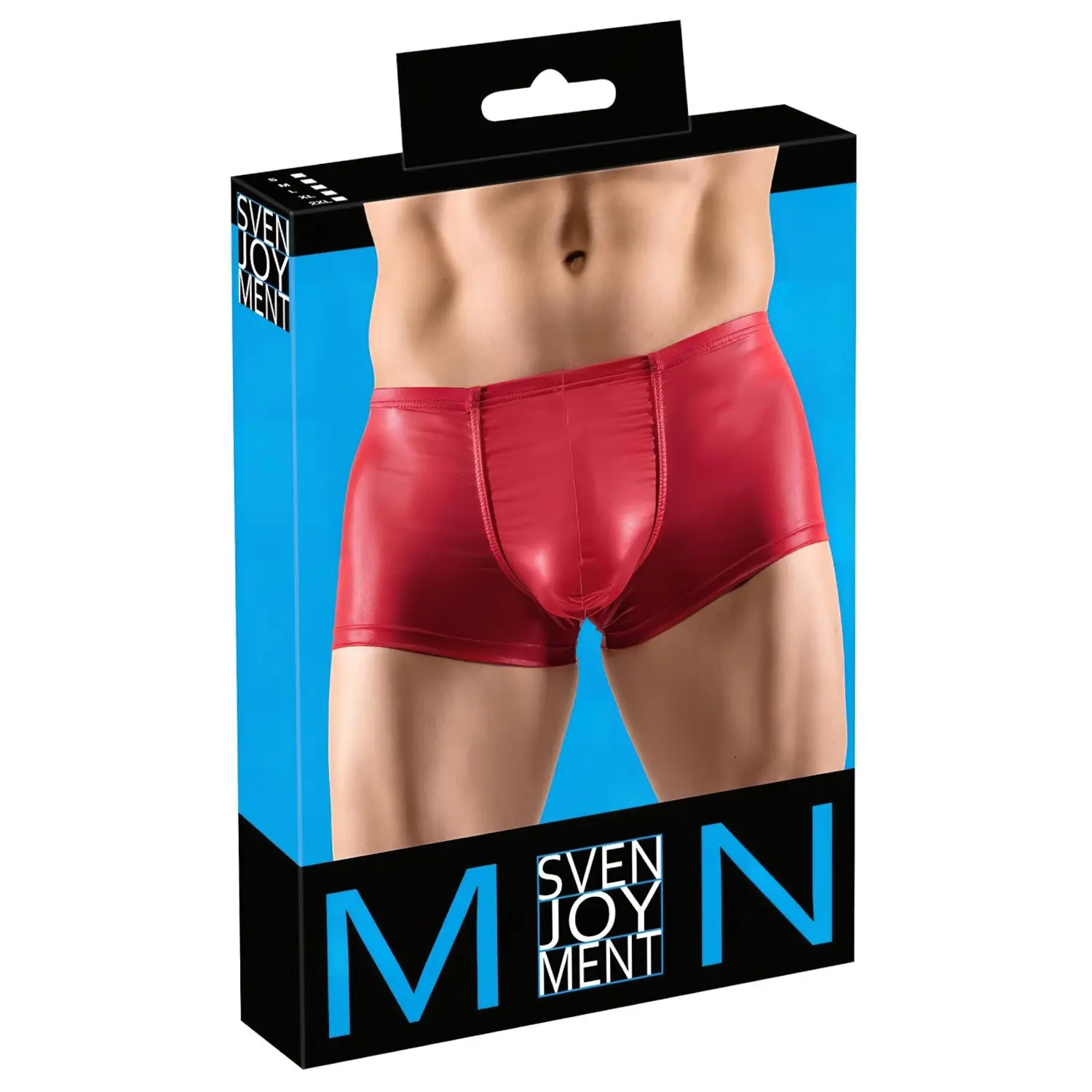 Svenjoyment - pánské push-up boxerky - lesklé - červené