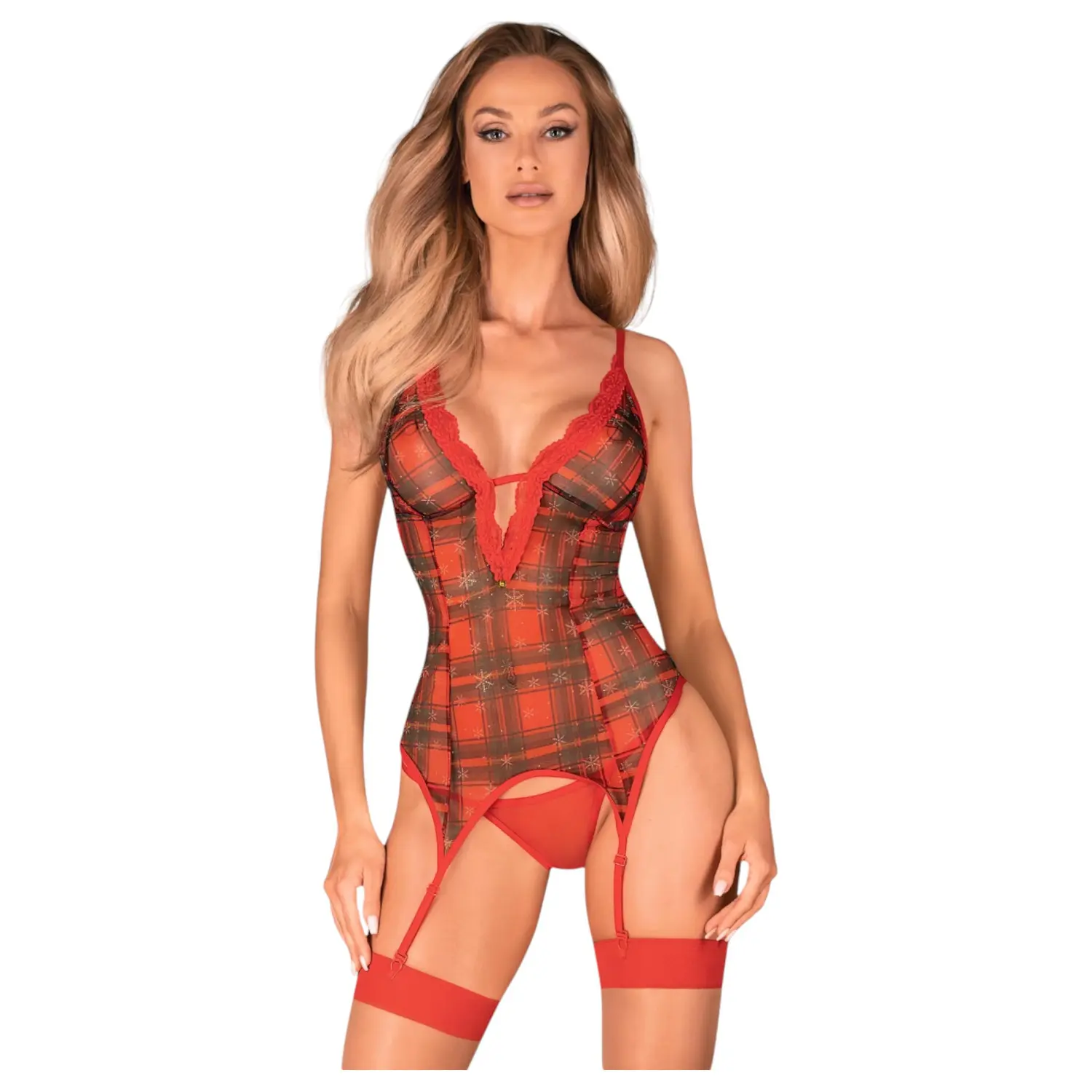 Obsessive Jollymore - vánoční spodní prádlo set - XL/XXL