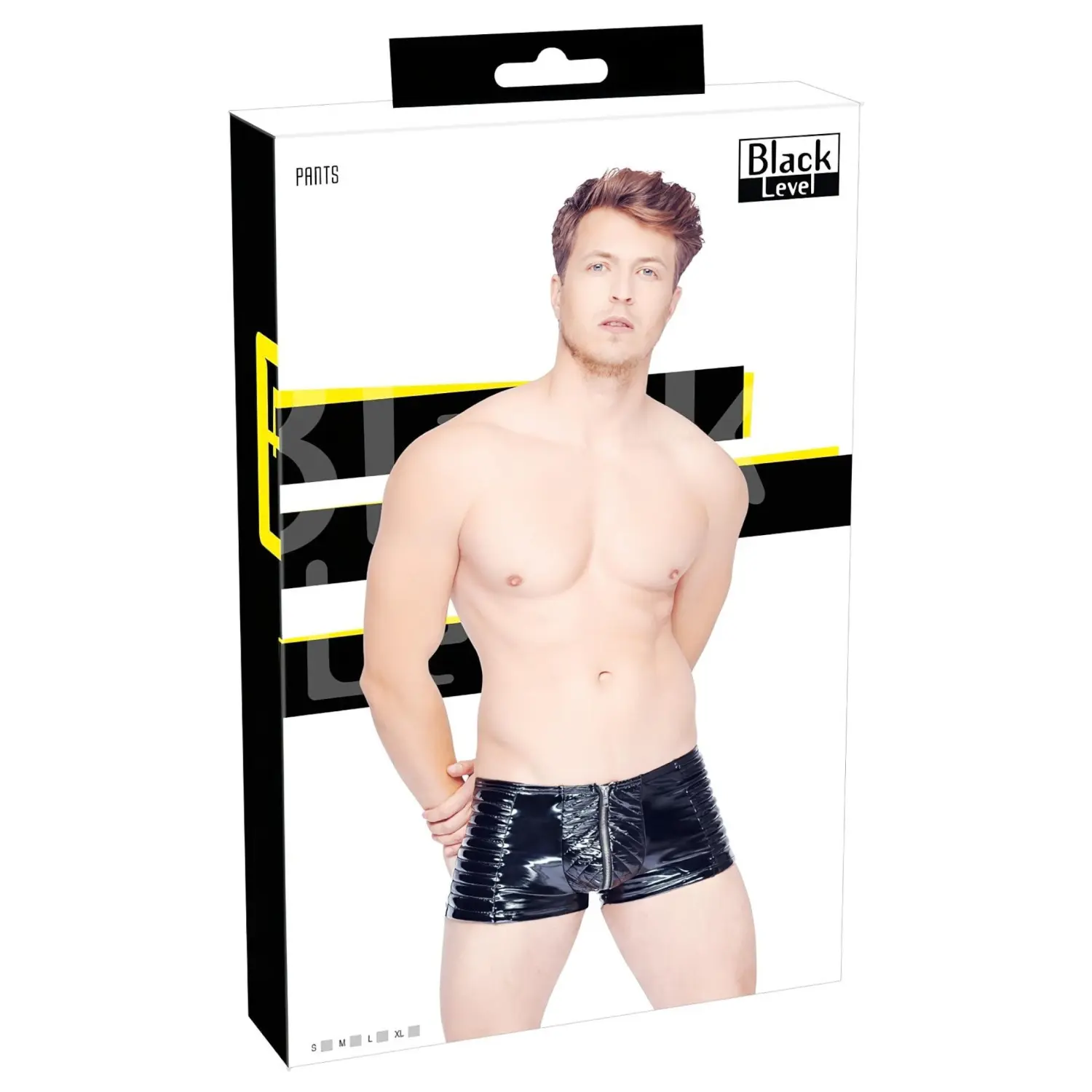Black Level - pánské šortky na zip - černé - M