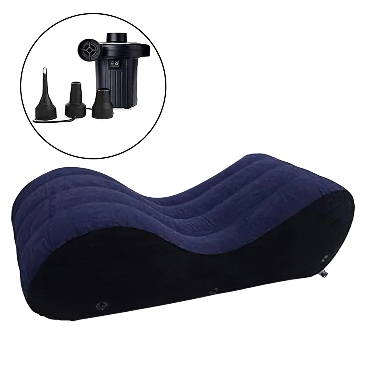 Desirel Magic Pillow - Nafukovací sex pohovka - velká (modrá)