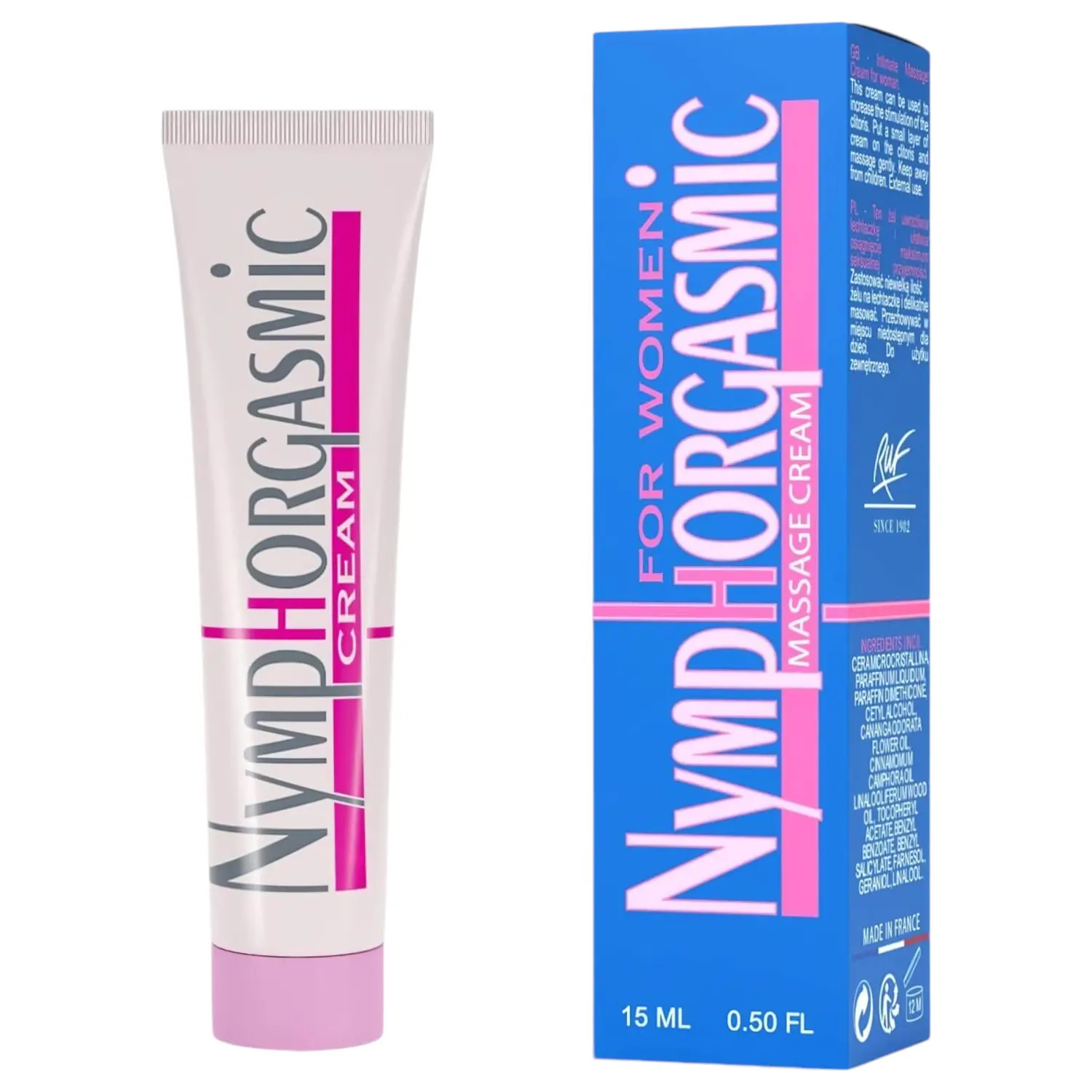 NYMPORGASMIC - intimní krém pro ženy - 15 ml
