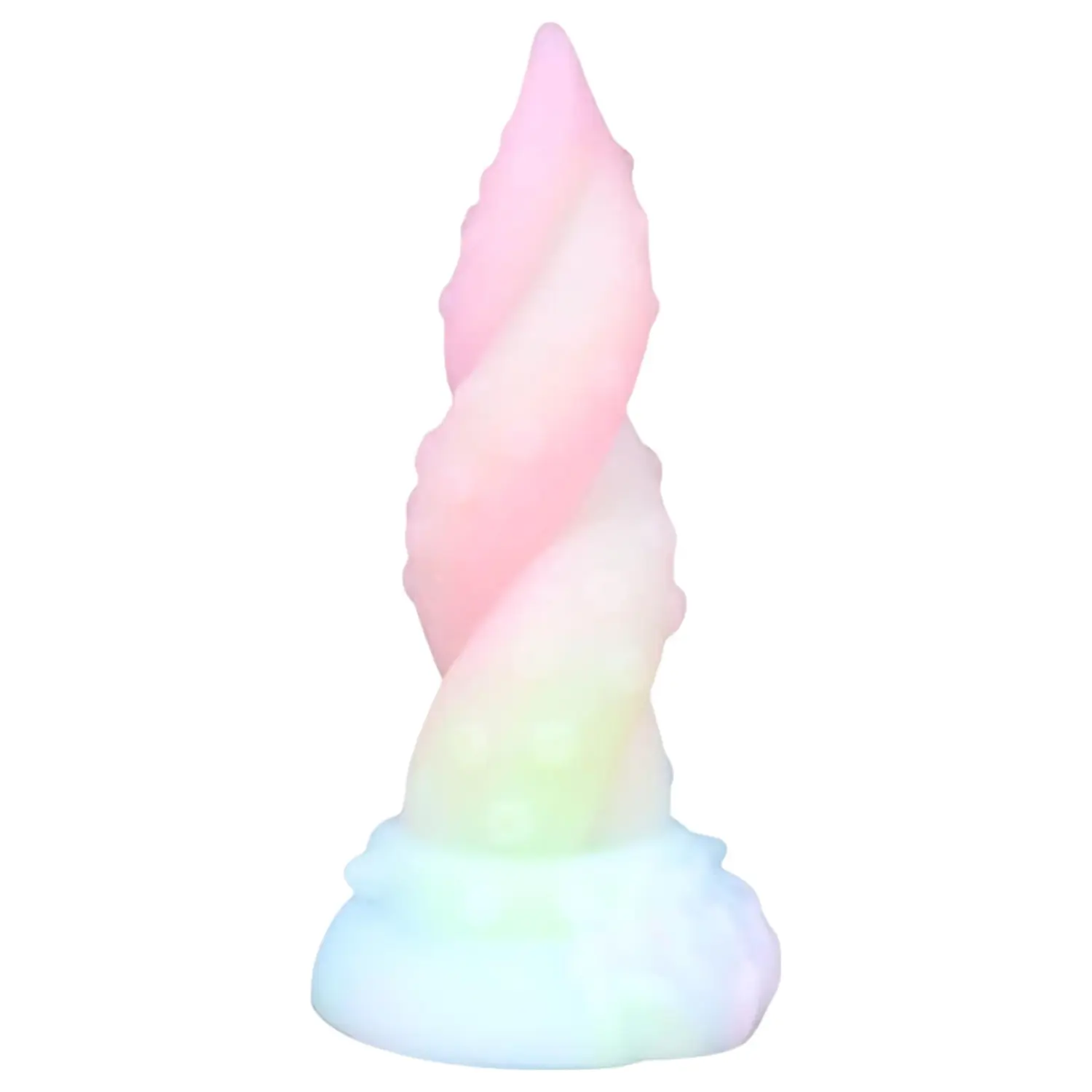 OgazR Kraken - dildo s točeným chapadlem - 18 cm - duhová