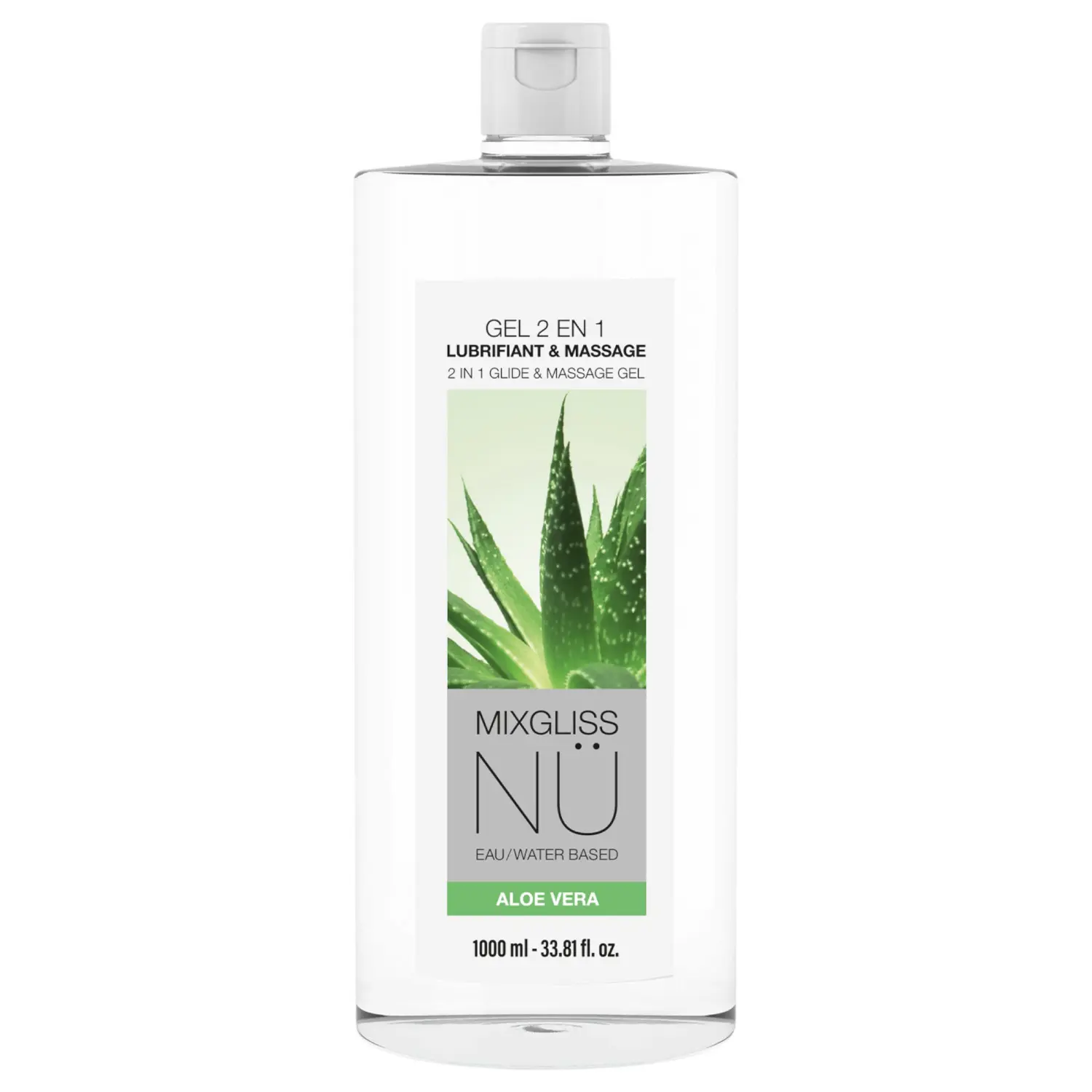 Mixgliss Nu Aloe Vera - nuru masážní gel a lubrikant (1000 ml)