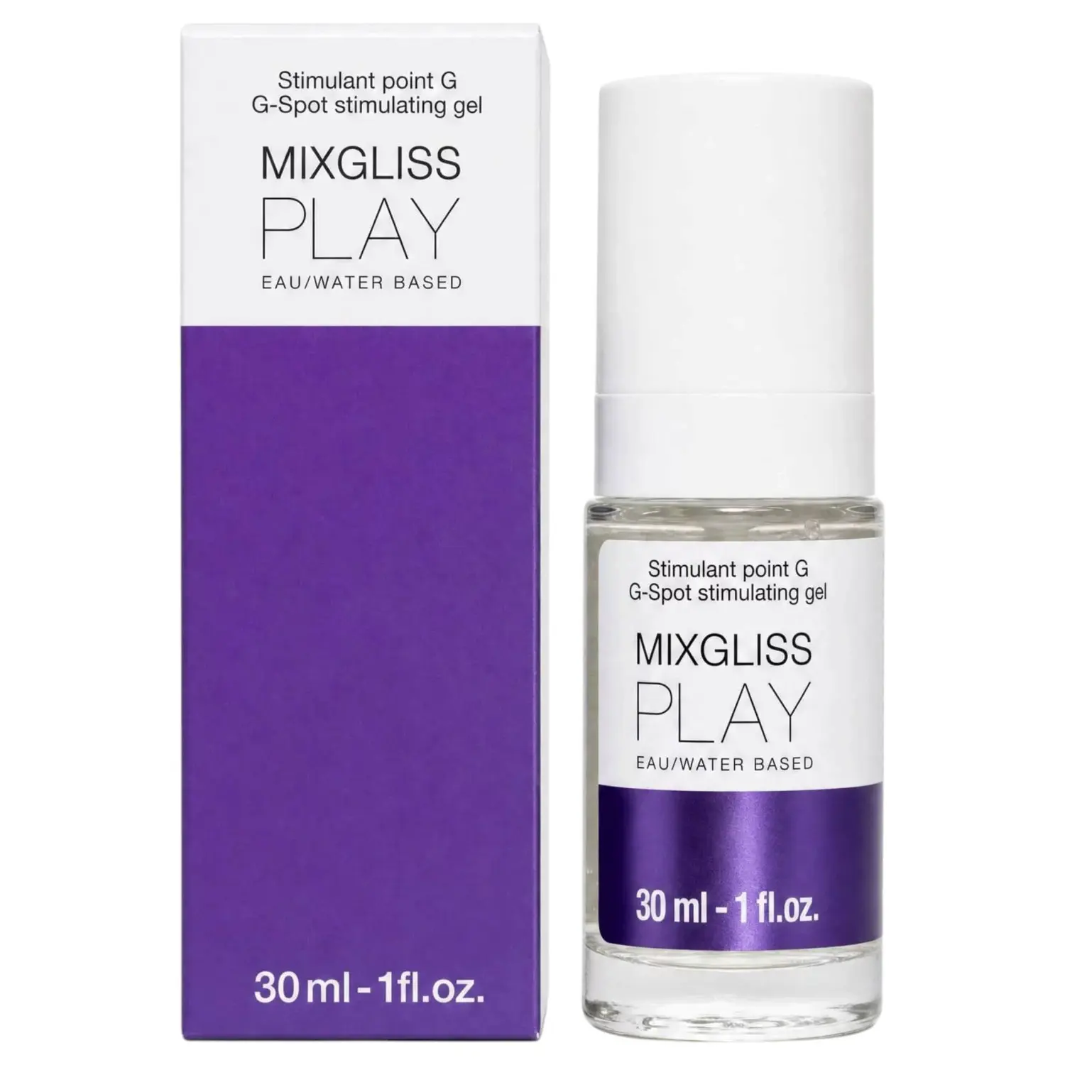 Mixgliss Play - lubrikační gel pro ženy stimulující bod G, bez vůně (30 ml)