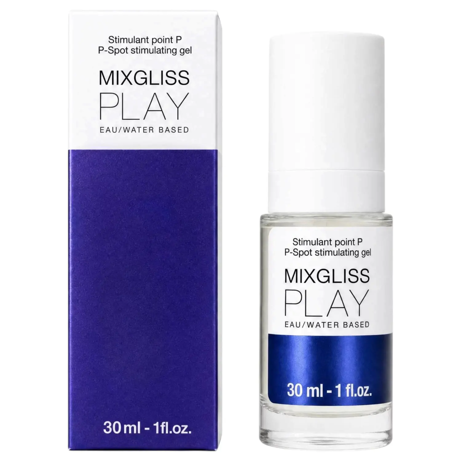 Mixgliss Play - stimulační lubrikační gel na prostatu pro muže, bez vůně (30 ml)