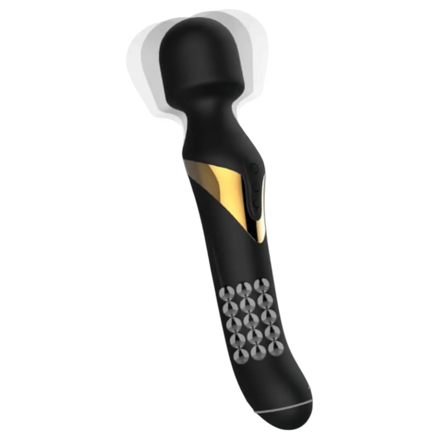 Masážní hlavice/perličkový rotační vibrátor Dorcel Dual Orgasms