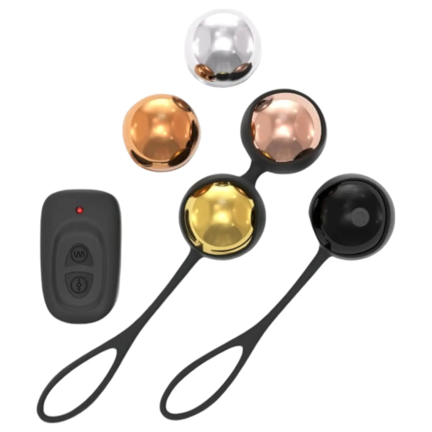 Dorcel Training Balls - rádiová, variabilní sada venušiných kuliček