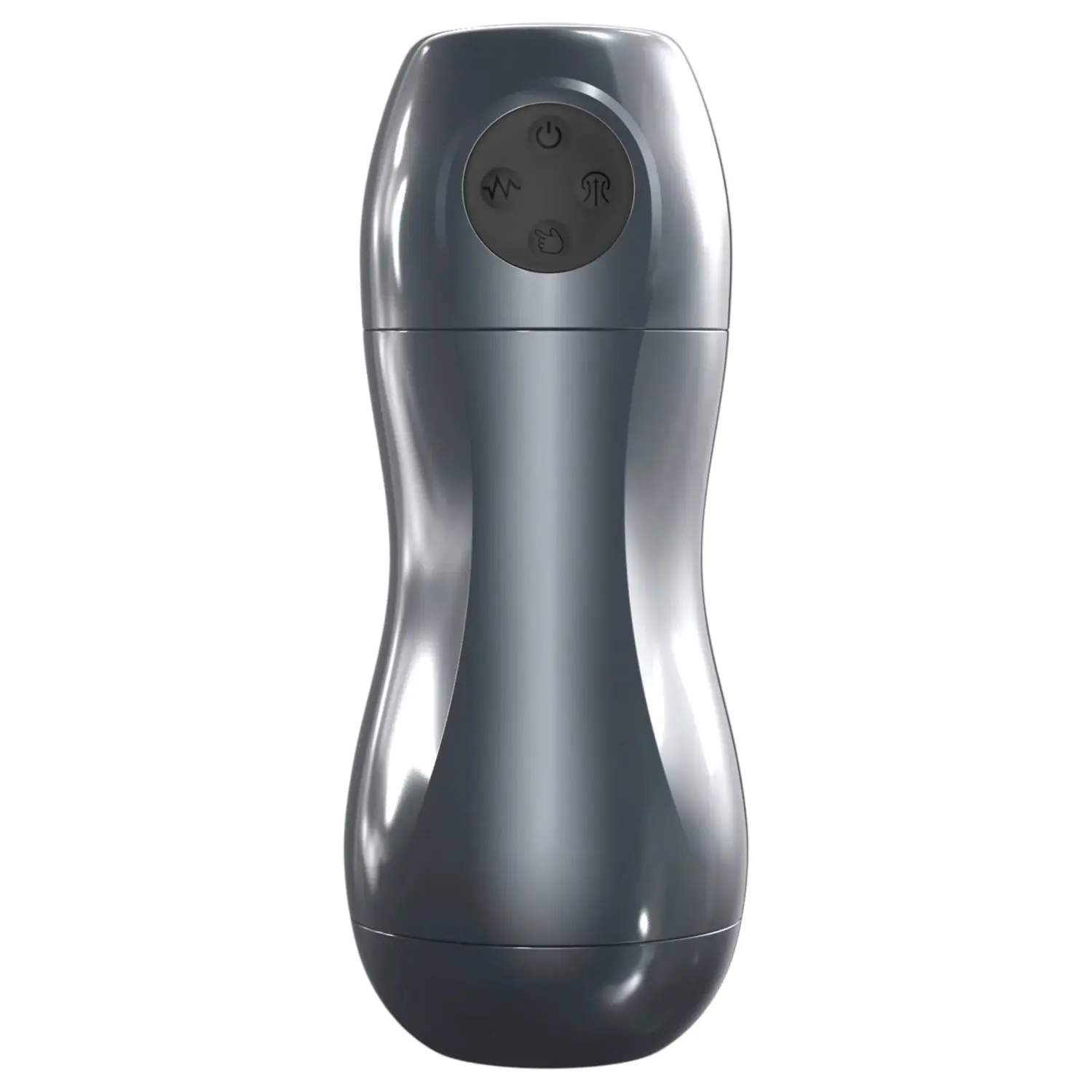 Dorcel Blowjoy Vibe - sací a vibrační akumulátorový masturbátor (šedý)
