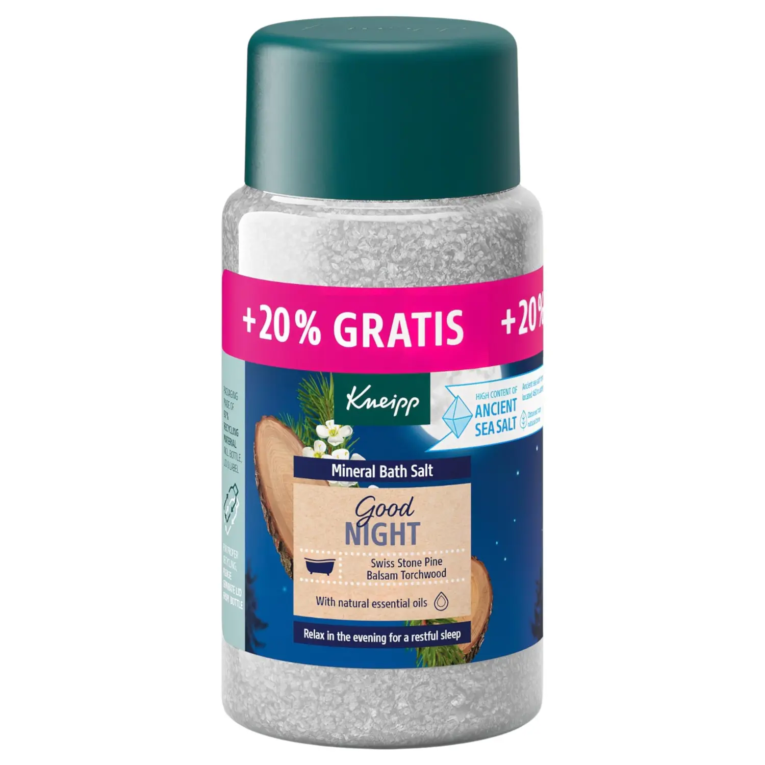 Kneipp Good Night prémiová minerální koupelová sůl (600 g)