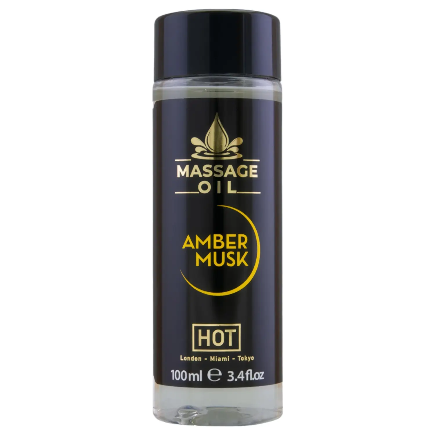 HOT - masážní olej na péči o pokožku - ambra pižmo - 100 ml