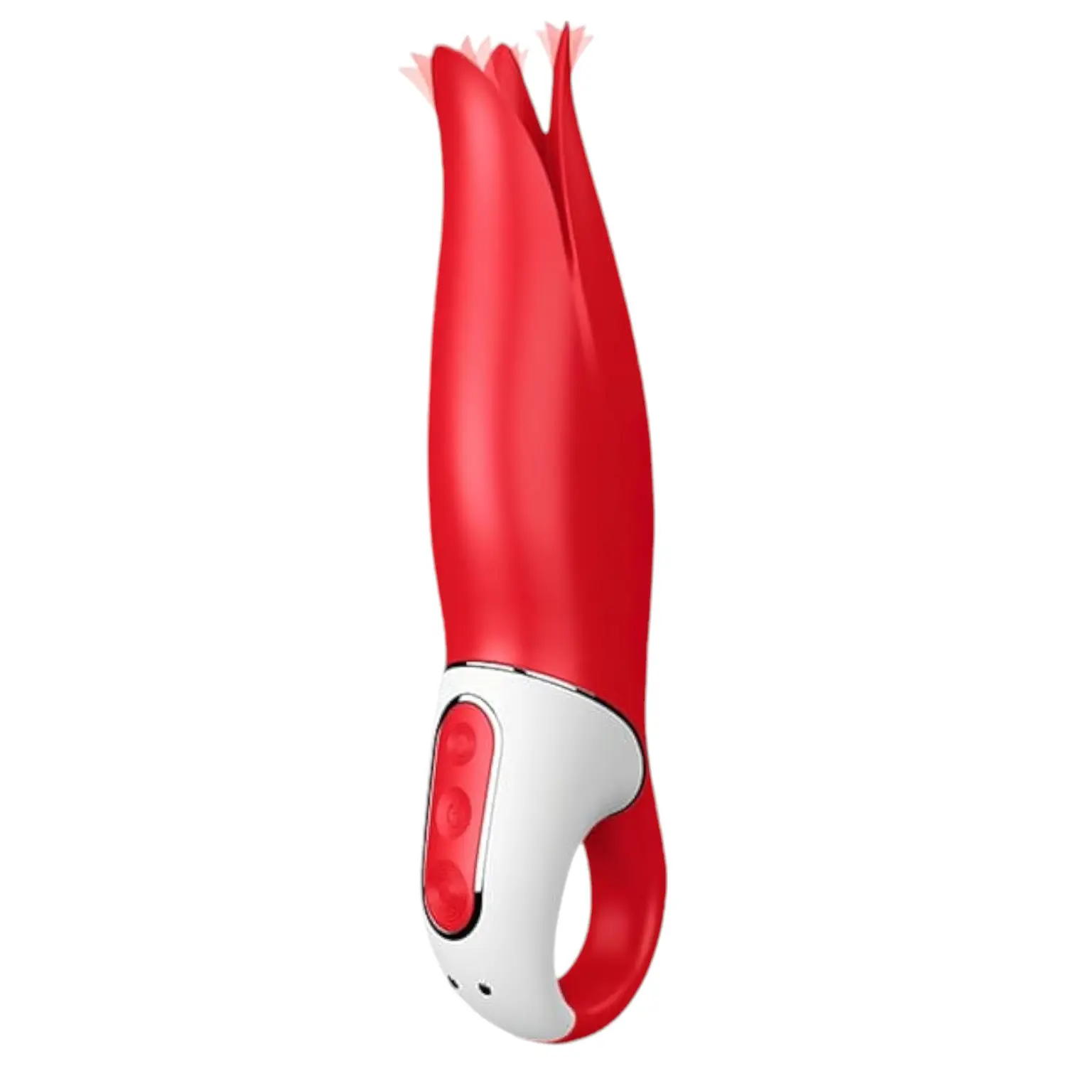 Satisfyer - vibrátor dobíjecí vodotěsný silikon červený