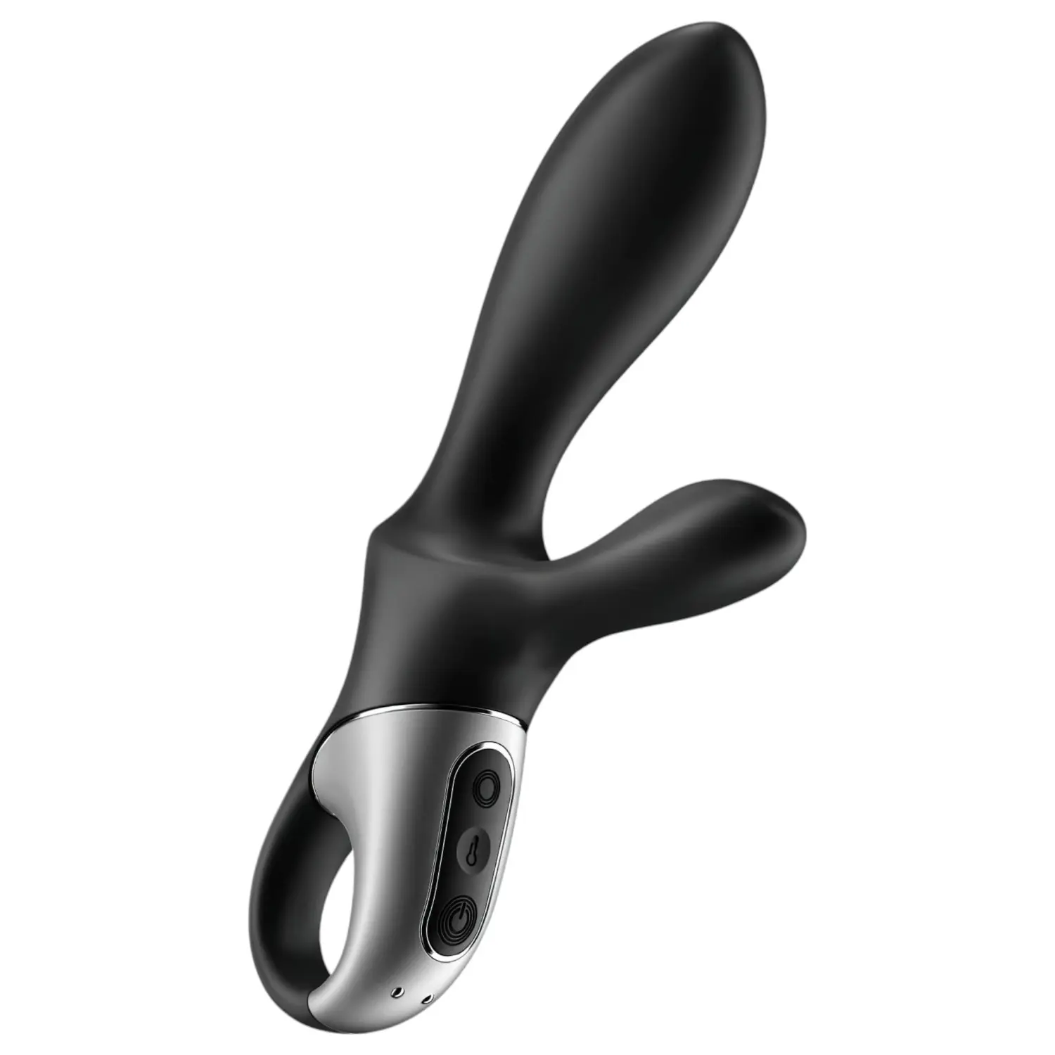 Satisfyer Heat Climax+ - anální vibrátor s ohřevem ovládaný aplikací (černý)