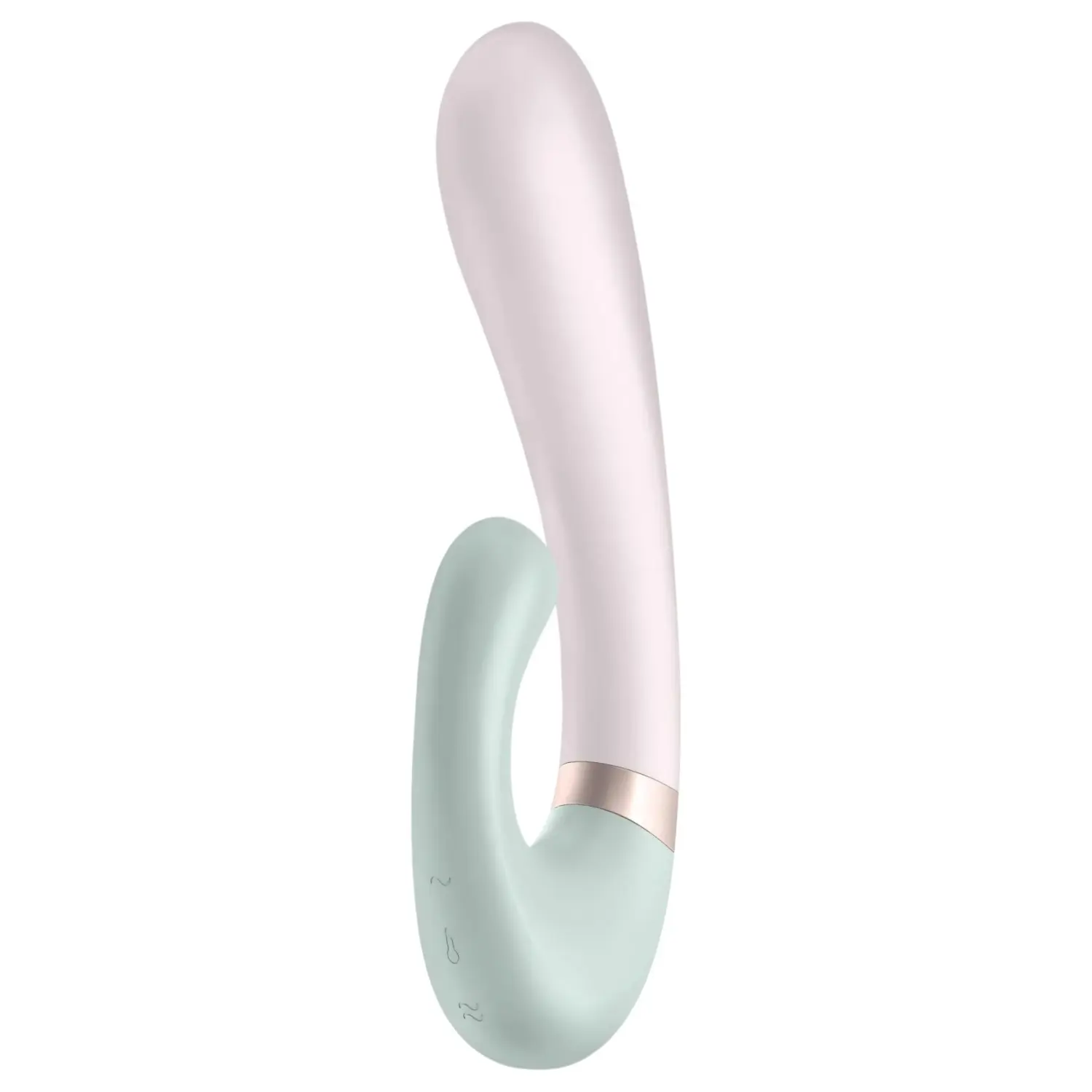 Satisfyer Heat Wave - App-ovládaný vyhřívaný vibrátor (máta)