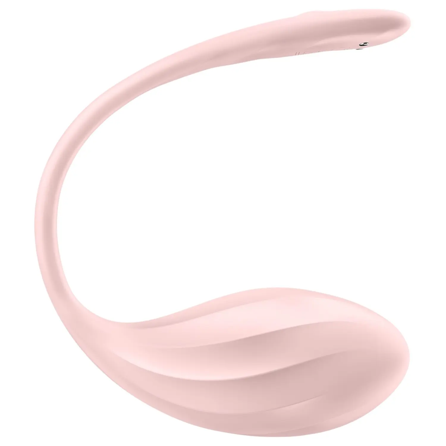Satisfyer Ribbed Petal - nositelné vibrační vajíčko s rádiovým ovládáním (růžové)