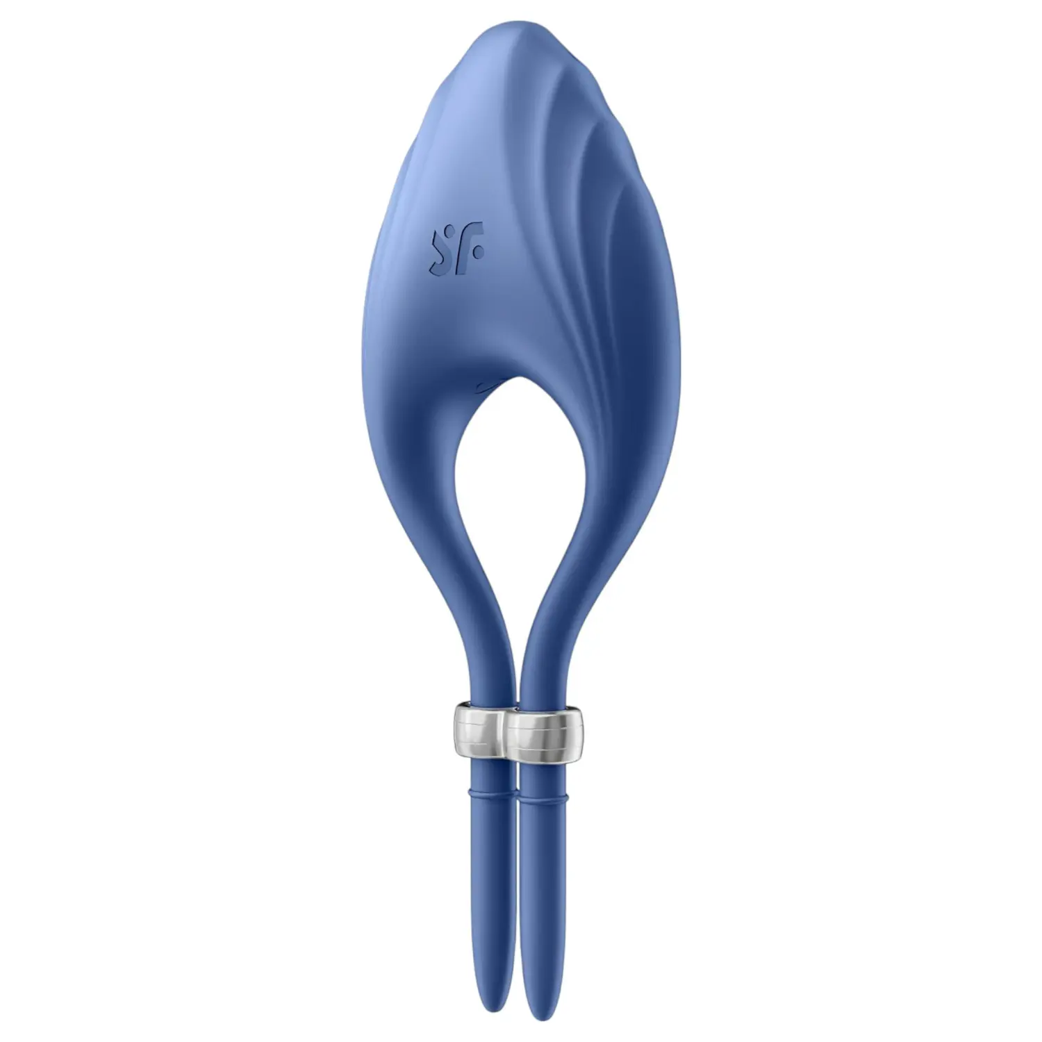 Satisfyer Duelist - akumulátorový vibrační erekční kroužek (modrý)
