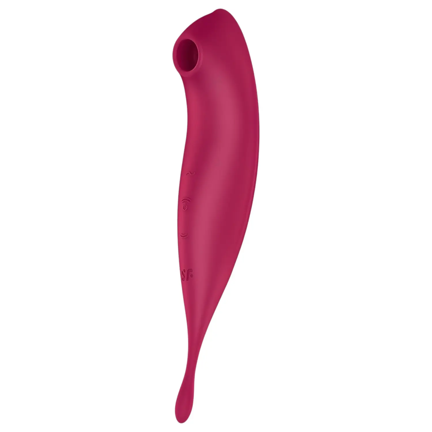 Satisfyer Twirling Pro - vibrátor na klitoris ovládaný aplikací (červený)