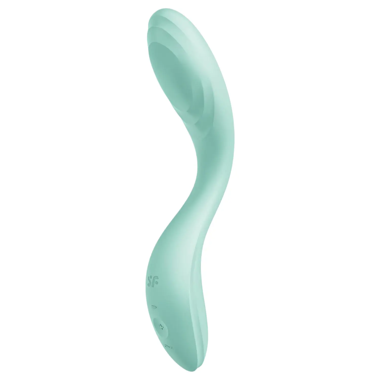 Satisfyer Rrrolling - vibrátor na G-bod s pohyblivou kuličkou - mentolová