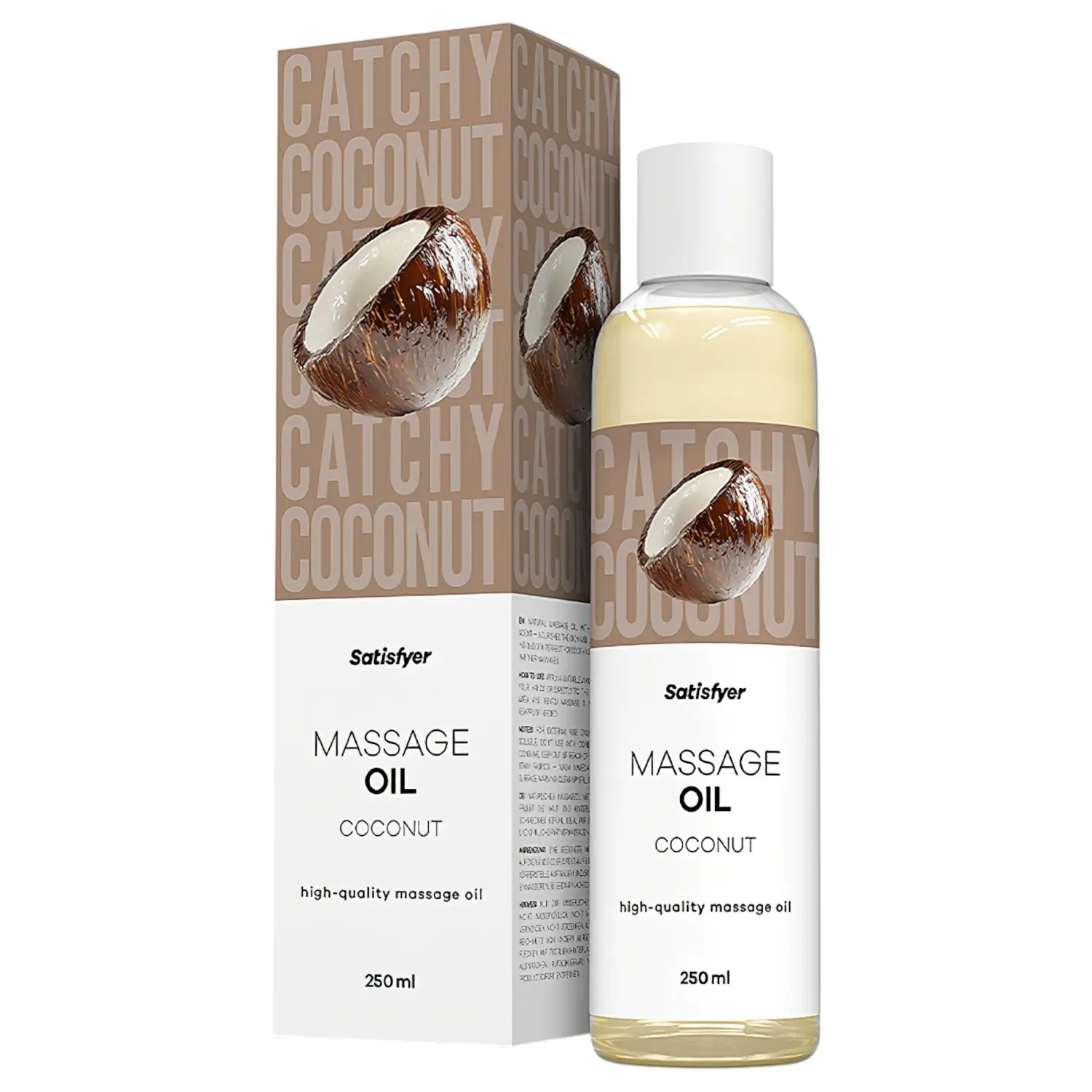 Satisfyer - masážní olej - kokos - 250 ml