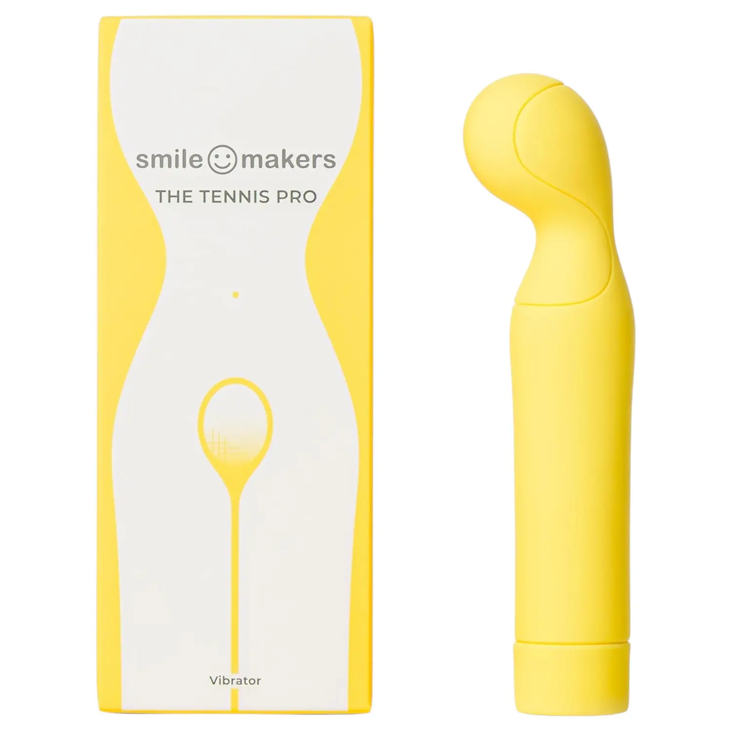 Smile Makers The Tennis Pro - žlutý vibrátor na bod G