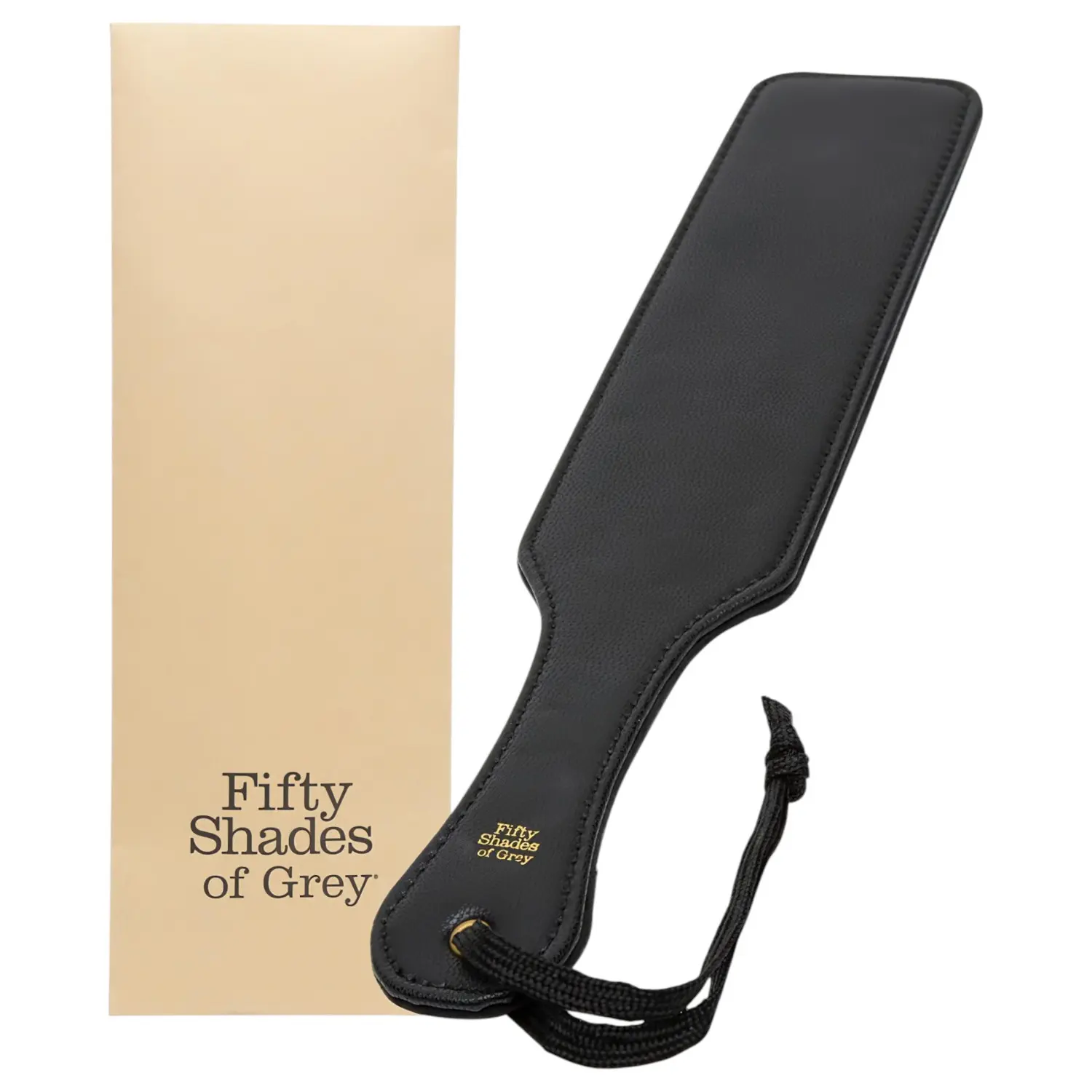 Fifty Shades of Grey - plácačka na erotické hrátky - černá