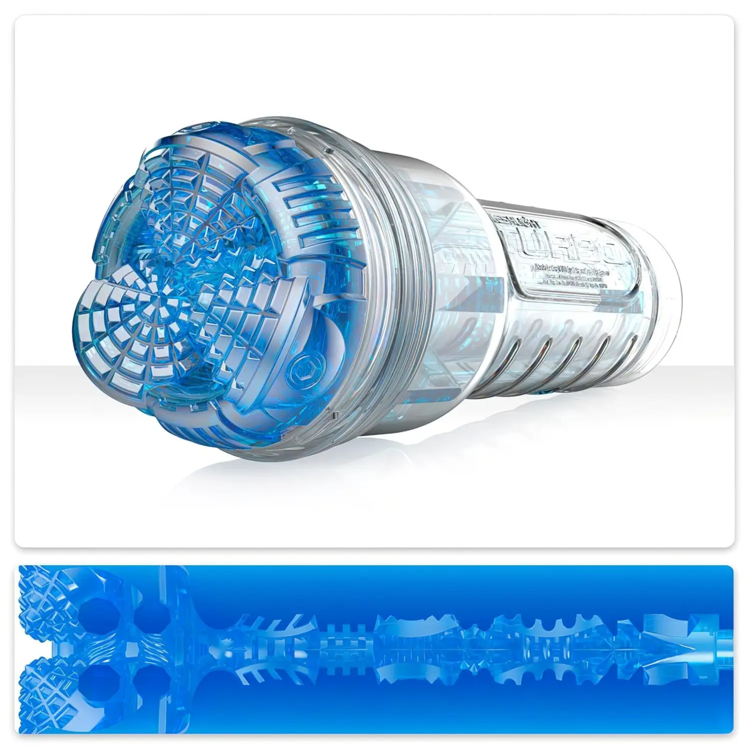 Fleshlight Turbo Core - masturbátor sání - modrá