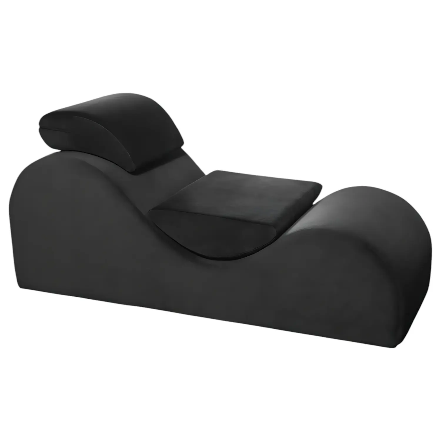 Liberator Esse Lounger - tantra křeslo polohovací - černé