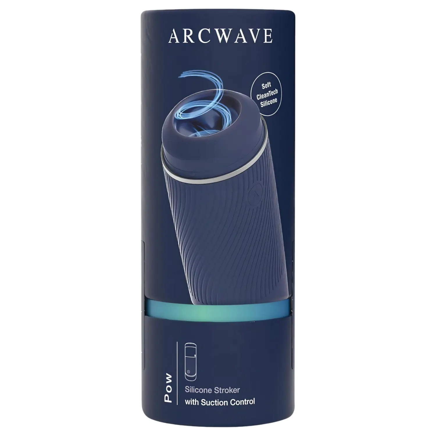 Arcwave Pow - manuální masturbátor s podtlakem - modrý