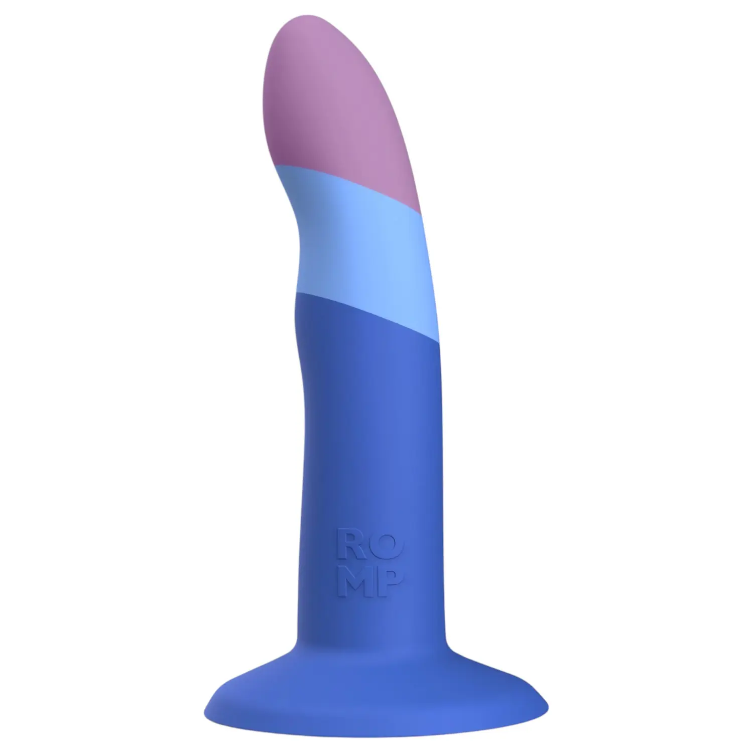 ROMP Piccolo - flexibilní silikonové dildo - modro-fialové