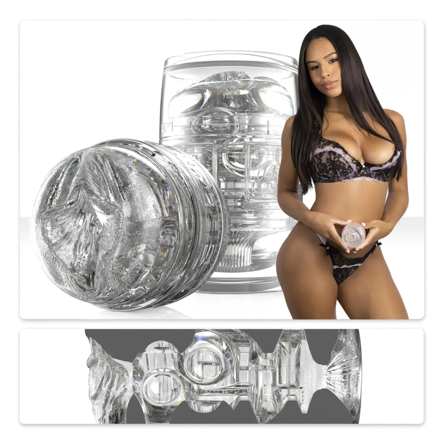 Fleshlight Quickshot Autumn Falls - cestovní masturbátor (průhledný)