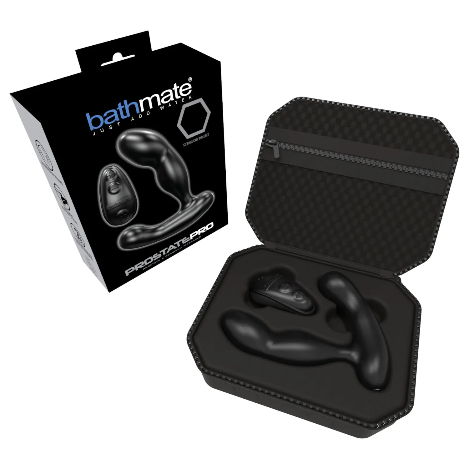 Bathmate Prostate Pro - akumulátorový prostatický vibrátor (stříbrný)