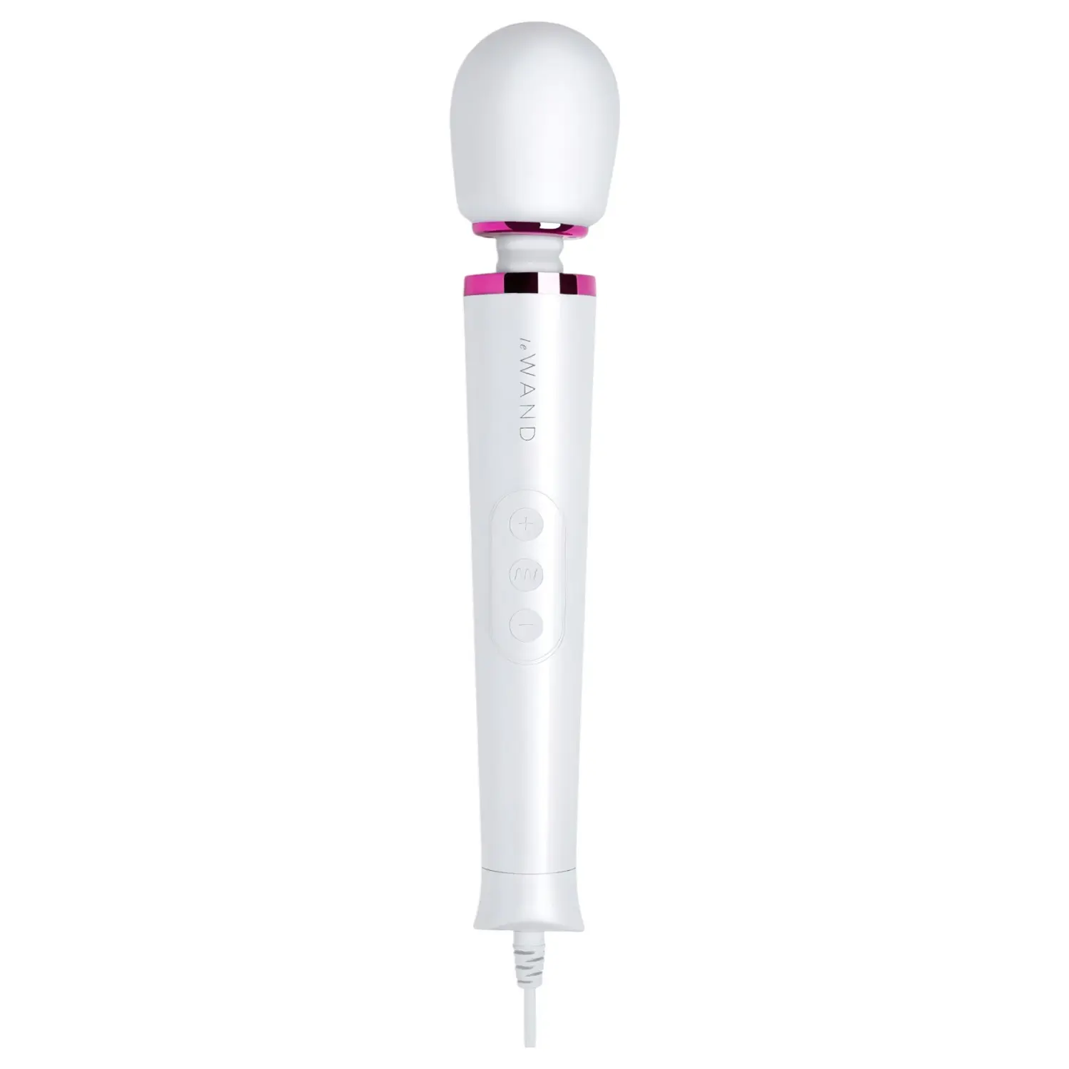 Le Wand Petite Plug-In - masážní vibrátor do sítě - bílý