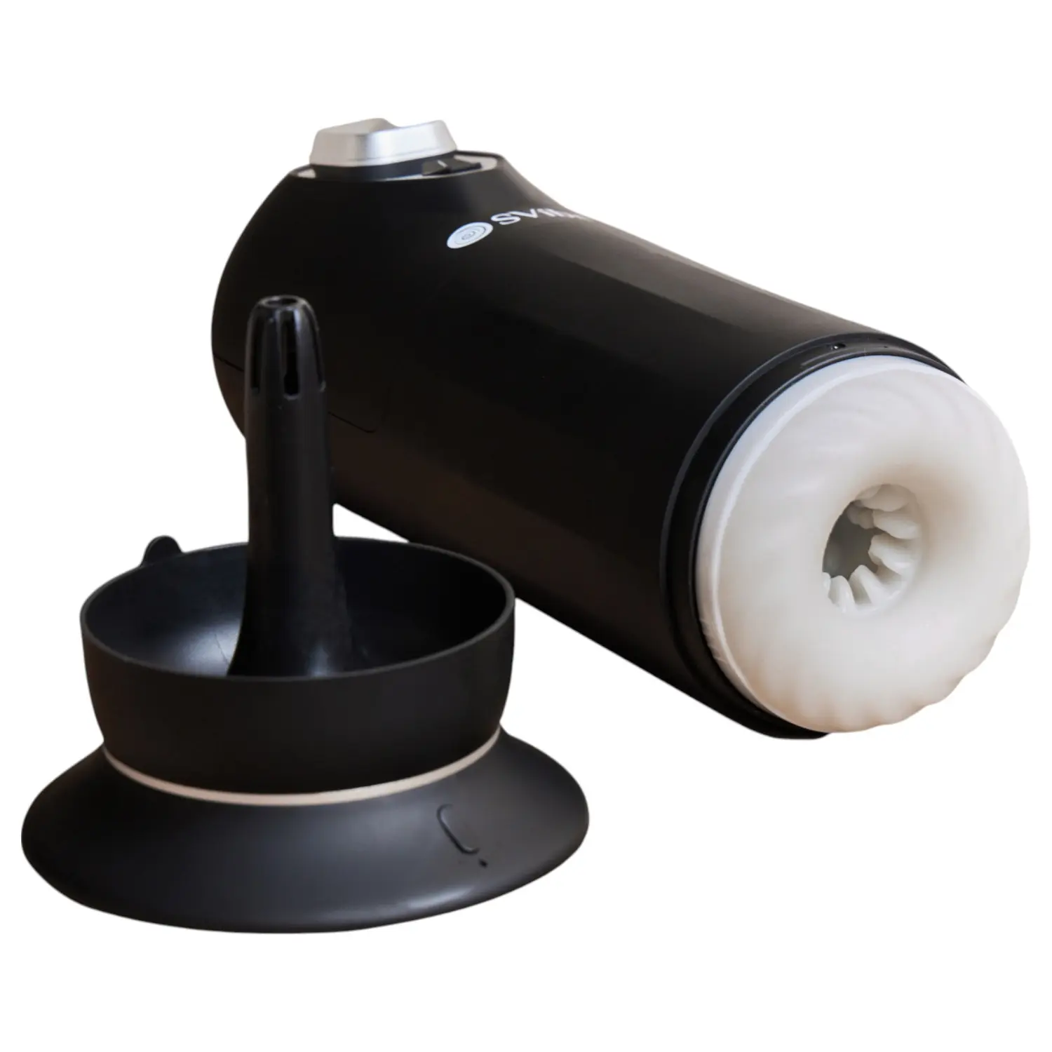 Masturbátor Snail Vibe IKON JET Heating and Thrusting černý