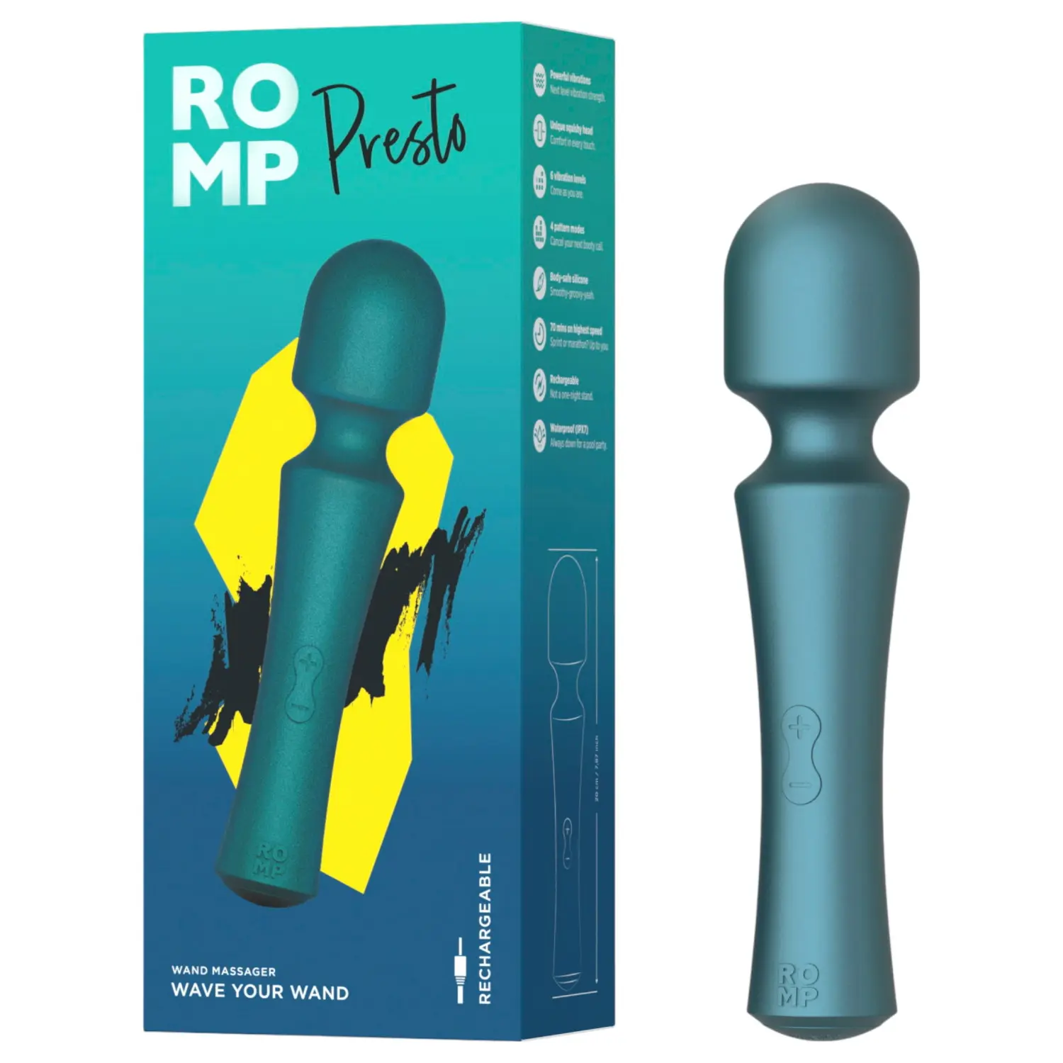 Masážní hlavice ROMP Presto modrá