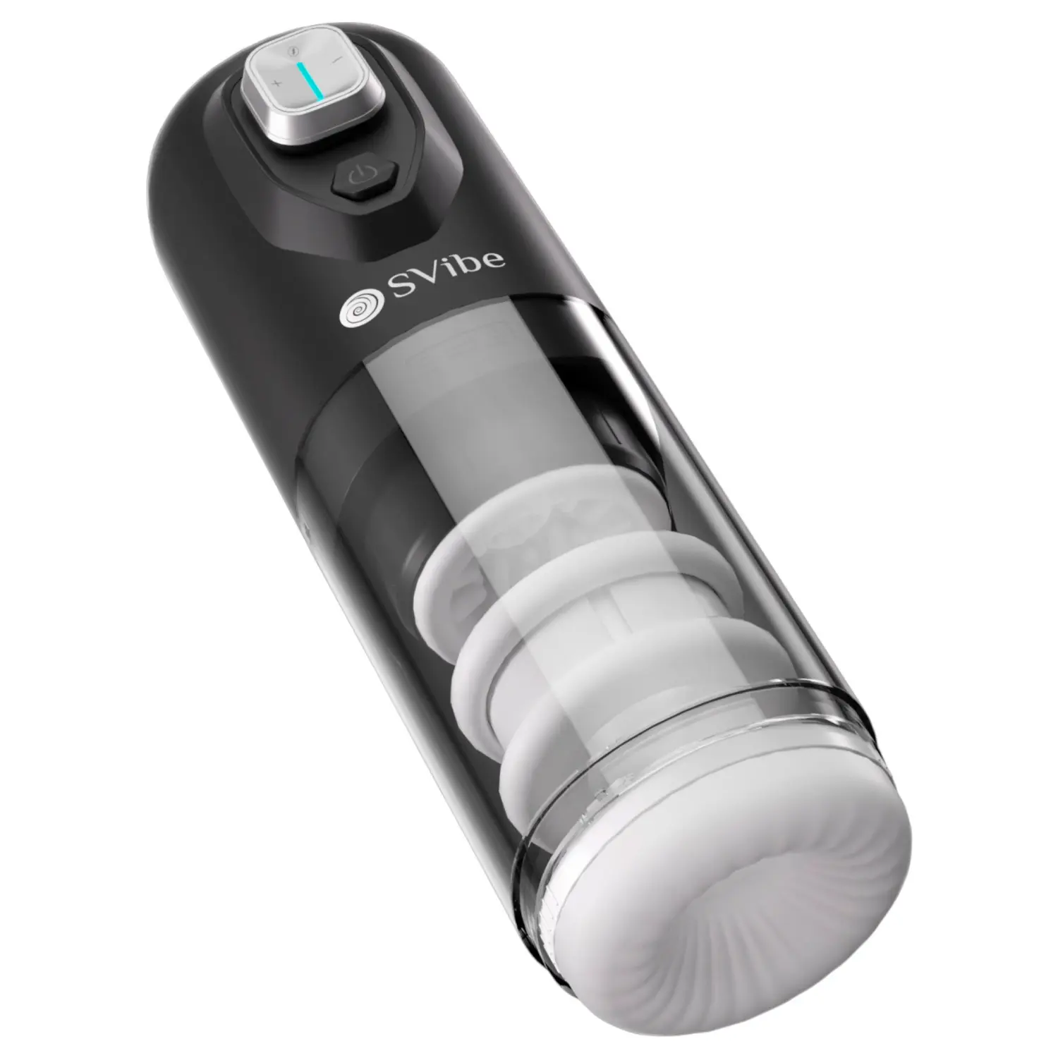 Masturbátor Snail Vibe IKON SPARK Rotating and Thrusting černý